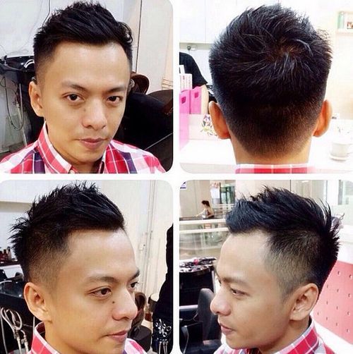 short spiky haircut for men