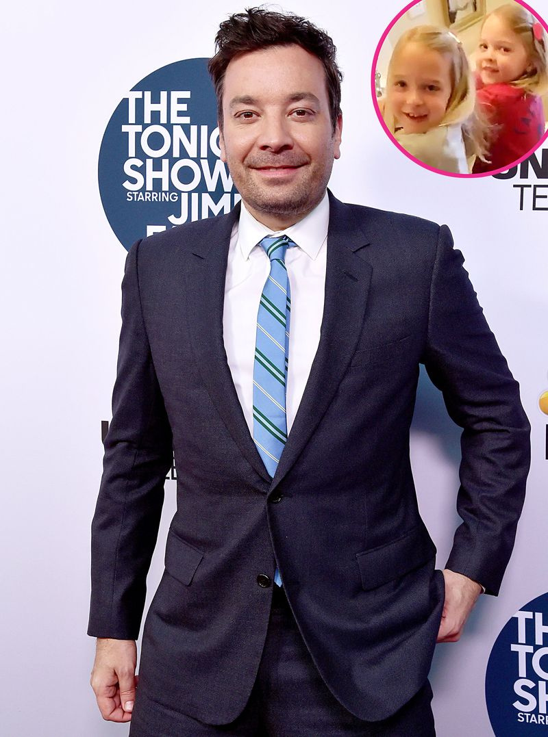 Jimmy Fallon Töchter Winnie Frances sind seine neue Tonight Show Coronavirus