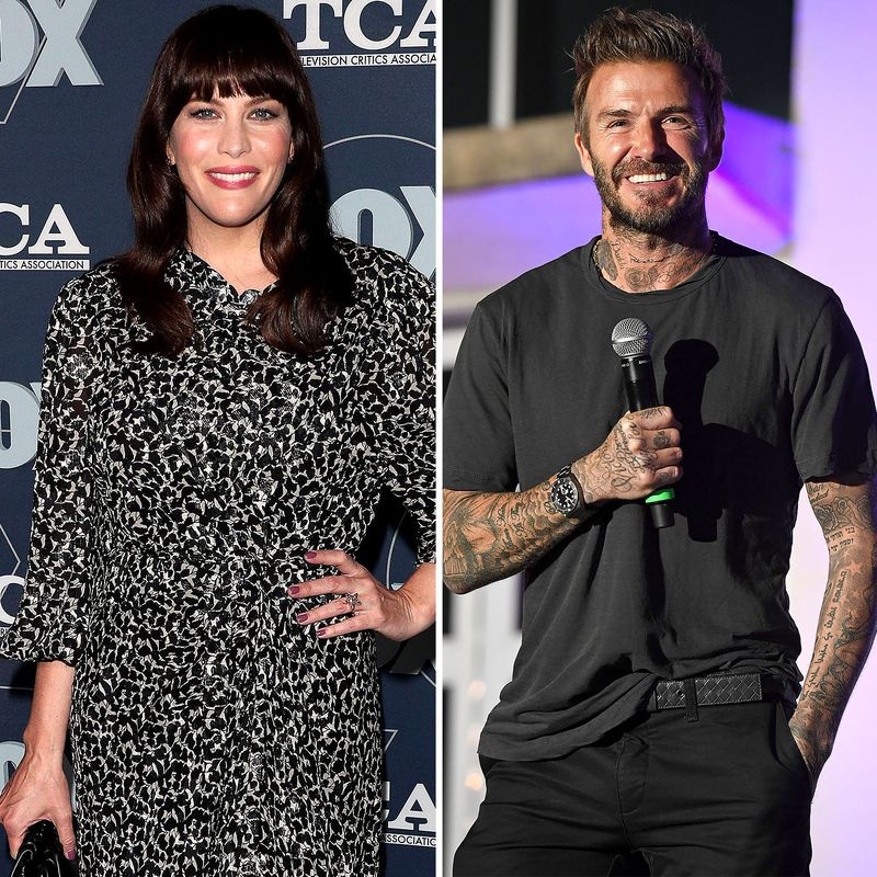 Liv Tyler comparte foto de sus hijos abrazando a su dulce padrino David Beckham