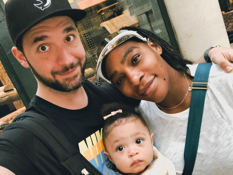 Meghan Markle und Alexis Ohanian teilen Erfahrungen mit der Erziehung gemischtrassiger Kinder Serena Williams Alexis Olympia Ohanian
