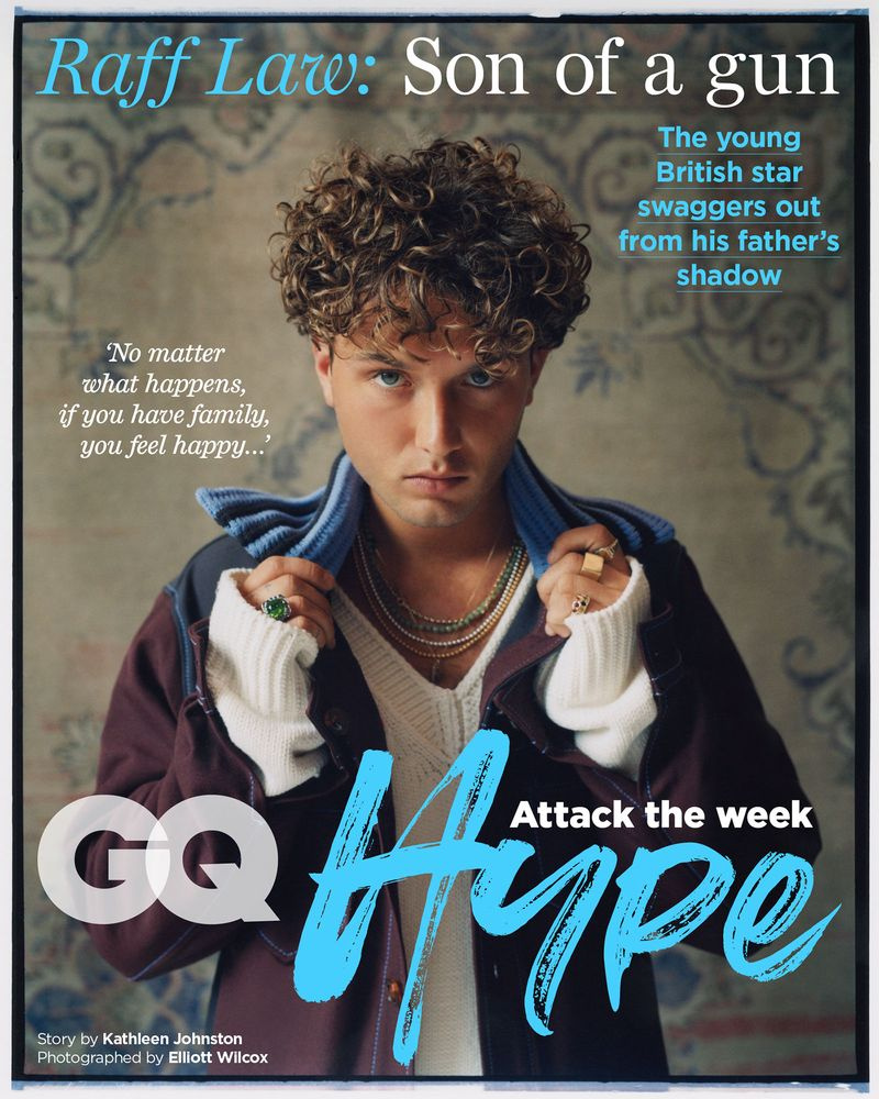 Jude Law Sohn Raff sieht genauso aus wie Papa Britisches GQ-Cover