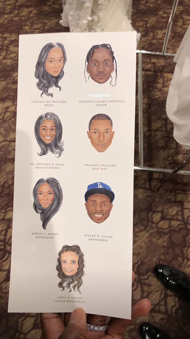 Pusha T, Virginia Williams, Verheiratet, Hochzeit, Kim Kardashian, Instagram, Kanye West