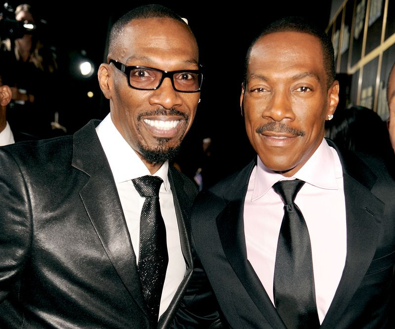 Charlie Murphy og Eddie Murphy ankommer til Spike TV
