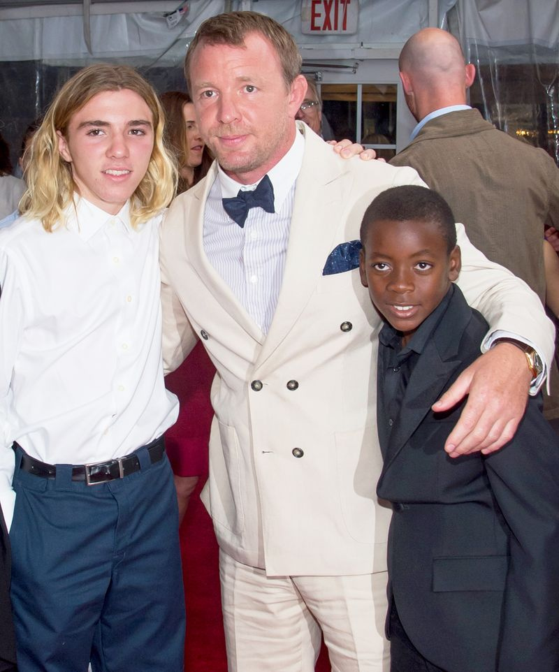 Rocco Ritchie, Guy Ritchie und David Ritchie
