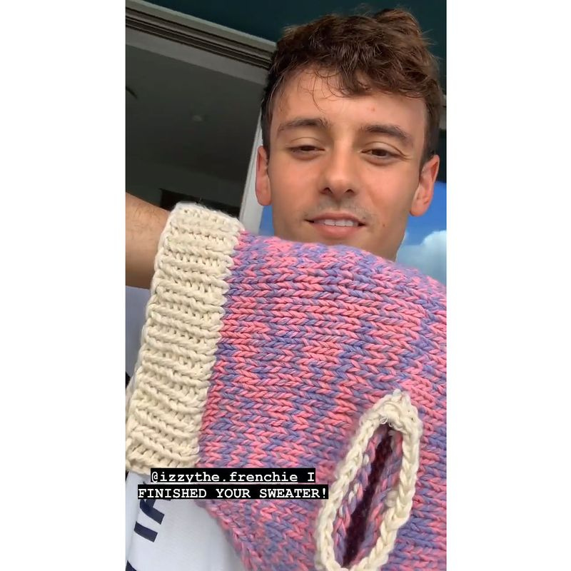 Toto plietol Tom Daley na olympijských hrách v Tokiu 23
