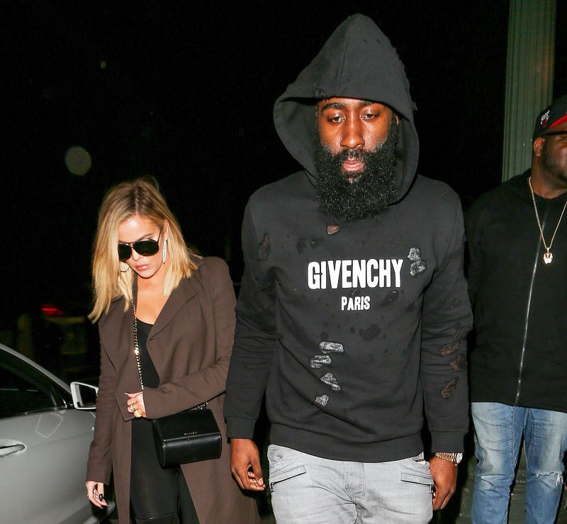 Khloé Kardashian un James Harden