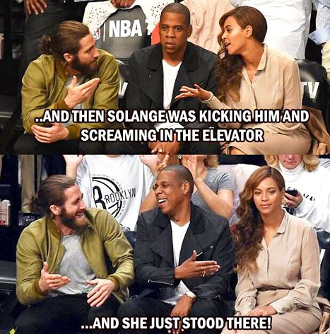 Jake Gyllenhaal Jay Z und Beyonce Meme