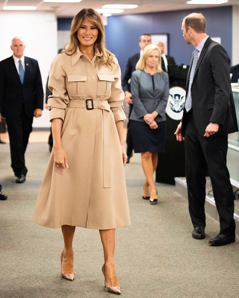 Melania Trump første øjekast