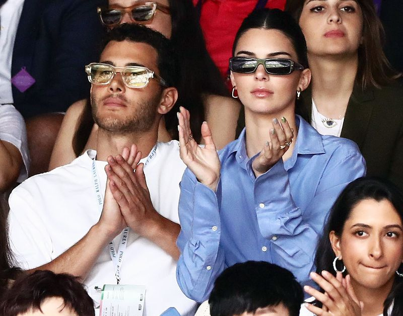 Fai Khadra og Kendall Jenner i Wimbledon
