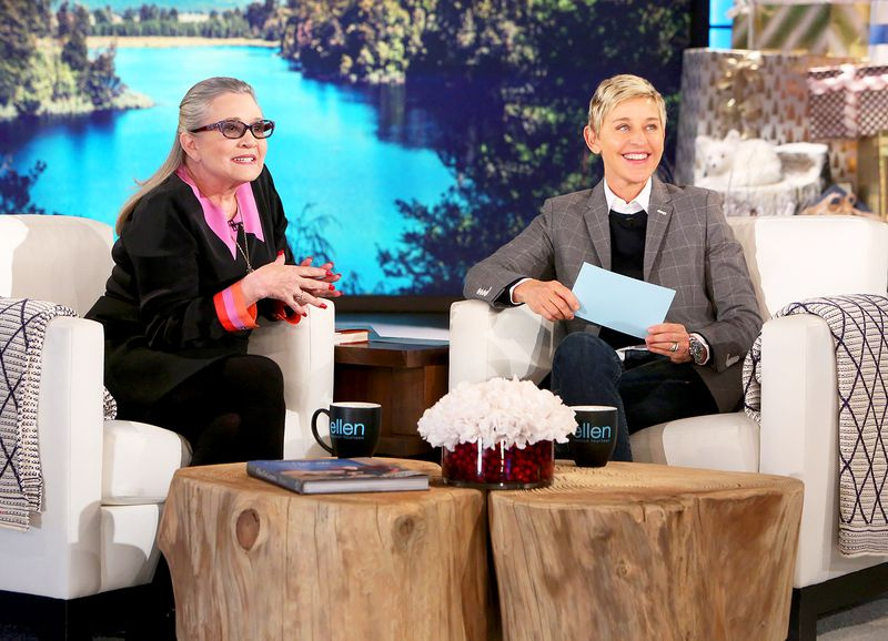 Carrie Fisher a Ellen DeGeneres