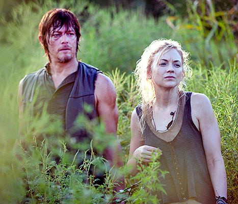 Emily Kinney a Norman Reedus - Walking Dead