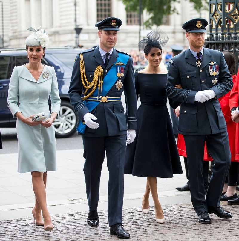 El príncipe William y la duquesa Kate se quedarían con el príncipe Harry y Meghan Markle durante su visita a los EE. UU. Sería