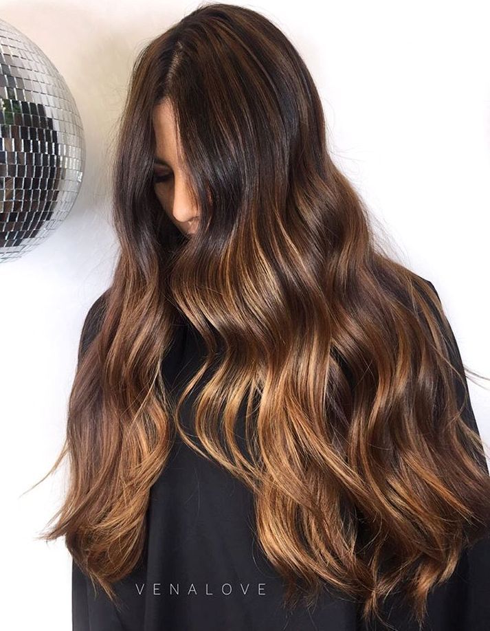 Long Balayage Hair For Brunettes