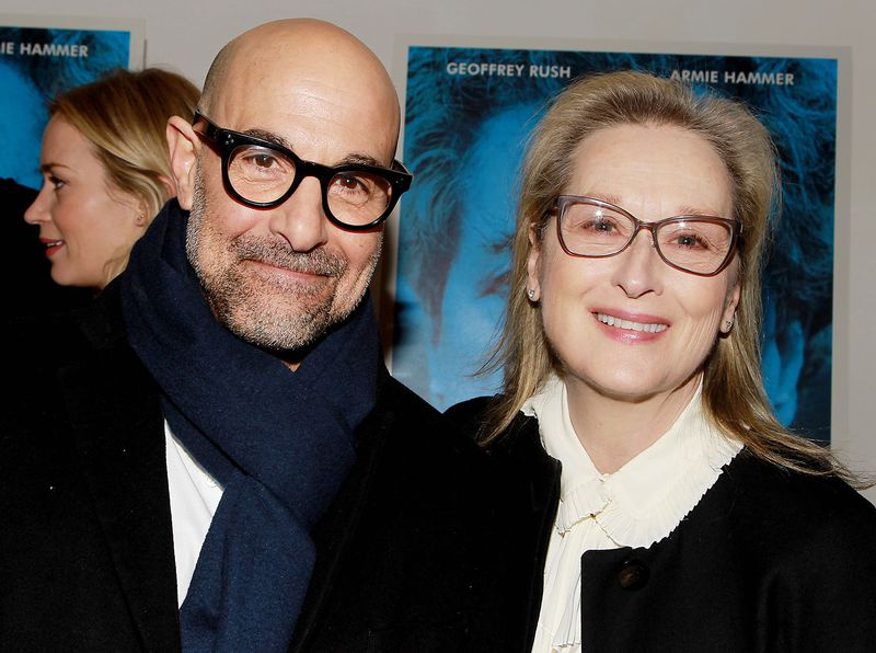 Stanley Tucci Meryl Streep Devil trägt Prada Reunion