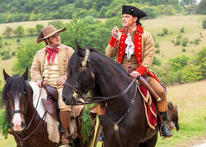 Josh Gad y Luke Evans La Bella y la Bestia