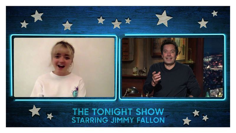 Maisie Williams Jimmy Fallon Τελειώνει το Game of Thrones