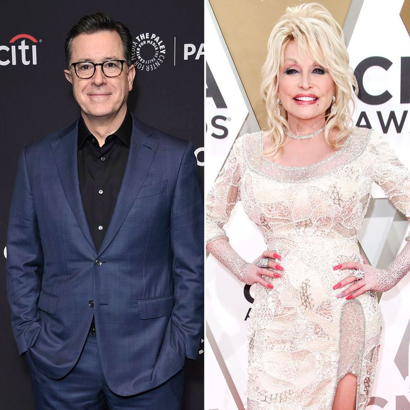 Stephen Colbert dojatý k slzám po tom, čo Dolly Parton spieva v Late Show