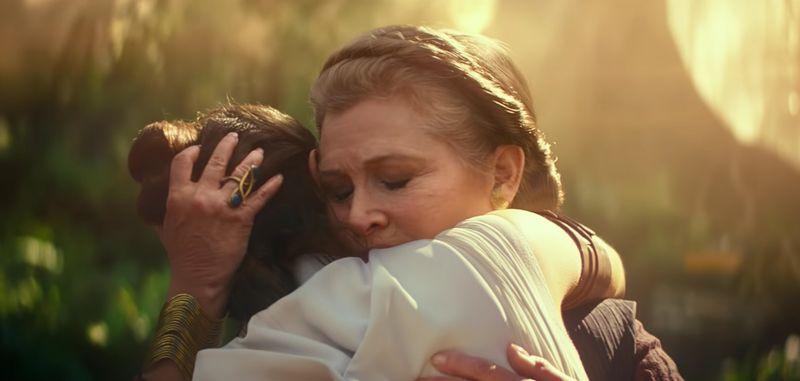 スターウォーズの俳優がキャリーフィッシャーの「ブリリアント」カメオを新作映画で賞賛