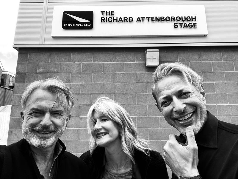 Colin Trevorrow Instagram Sam Neill Laura Dern y Jeff Goldblum