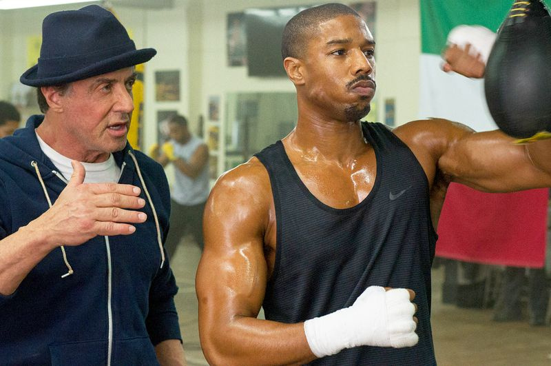 Sylvester Stallone y Michael B. Jordan