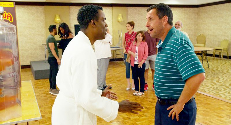 Chris Rock og Adam Sandler i