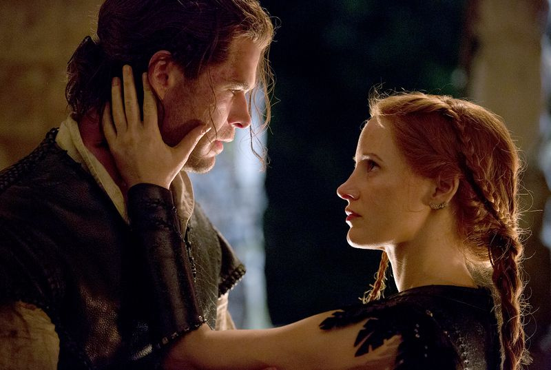 Chris Hemsworth et Jessica Chastain