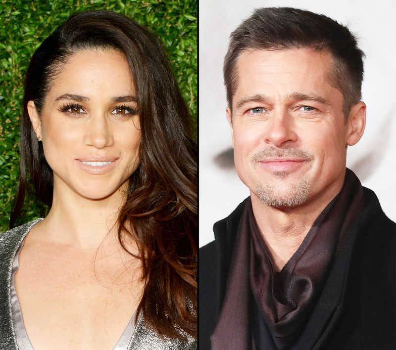 Meghan Markle und Brad Pitt