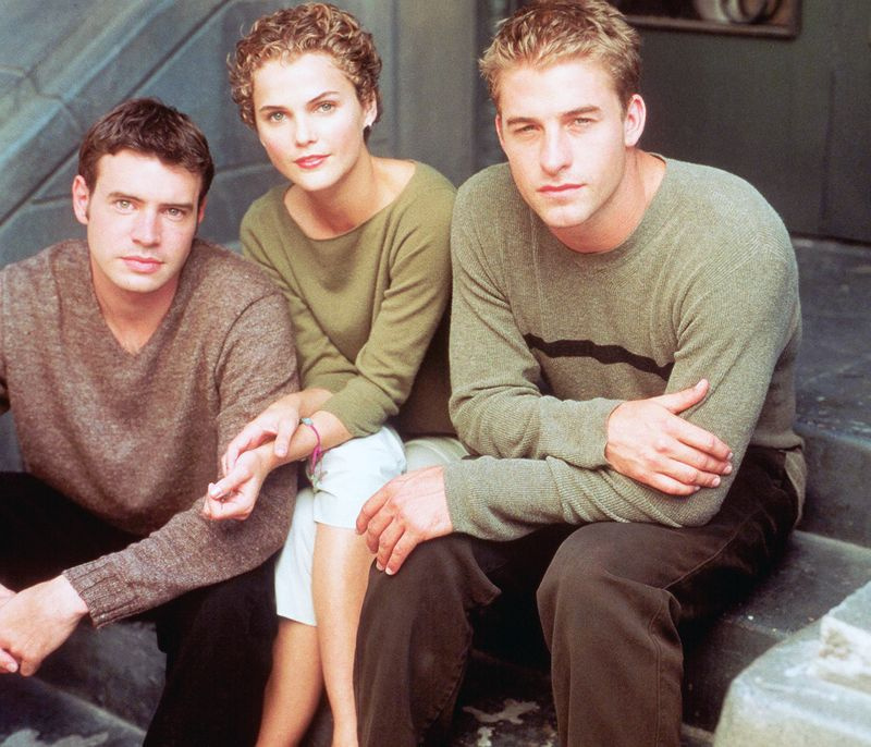 Scott Foley, Keri Russell og Scott Speedman Felicity