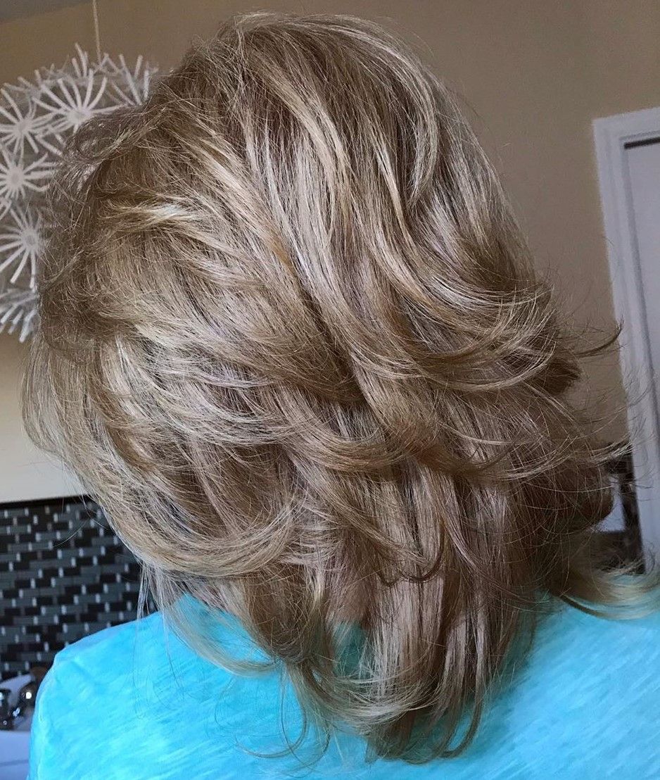 Ash Blonde Shoulder-Length Shag