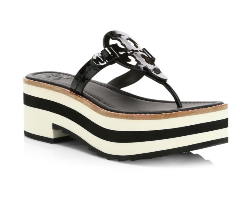 Tory Burch Miller Platform Lædersandaler