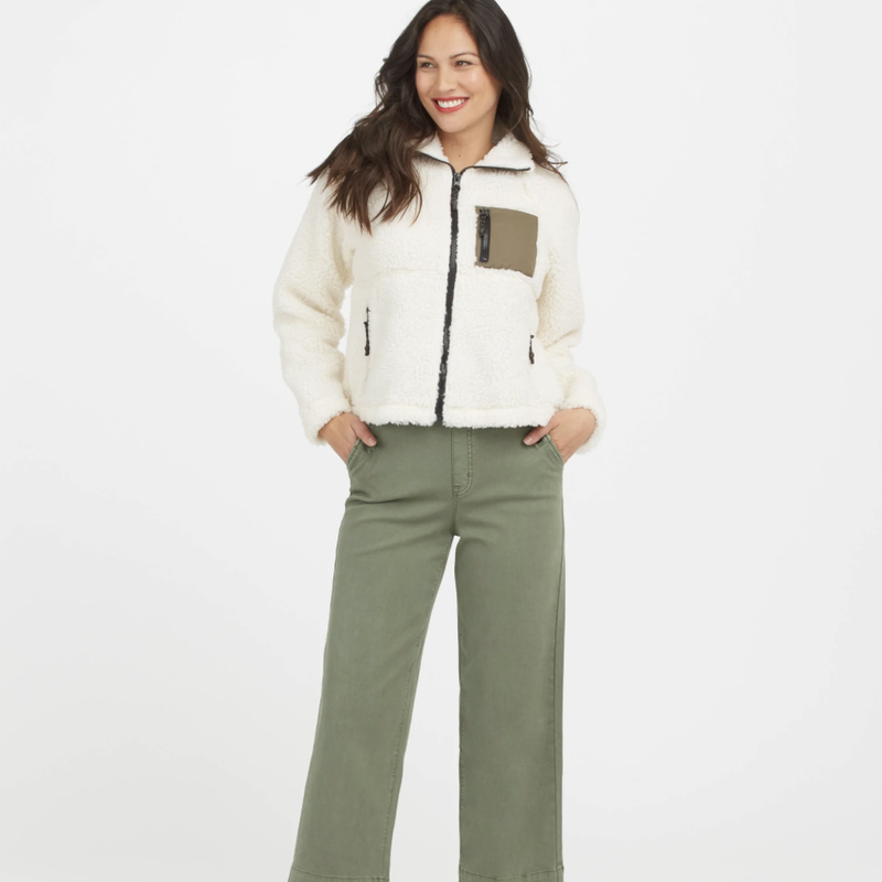 Pantalon Spanx vert olive