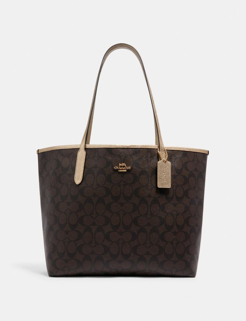 Bolso tote City en lona de la firma