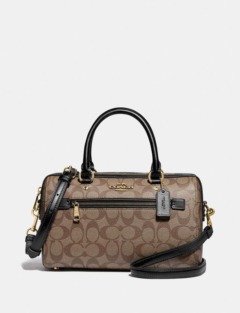 Bolso satchel Rowan en lona de la firma
