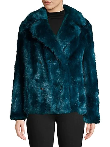 MICHAEL Michael Kors Faux Fur Peacoat