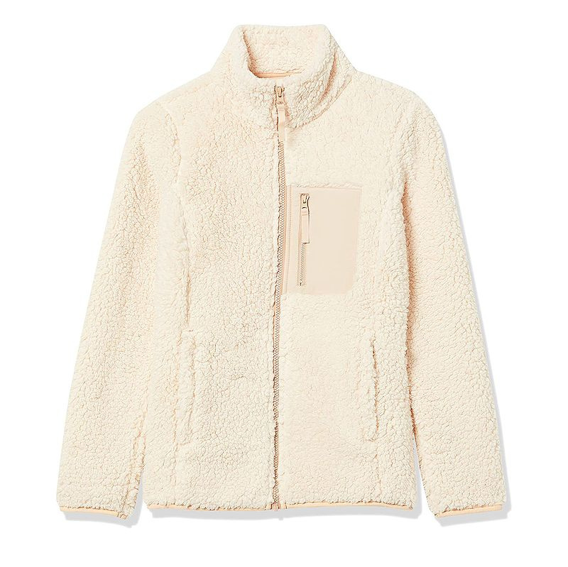 amazon-essentials-veste-sherpa-beige