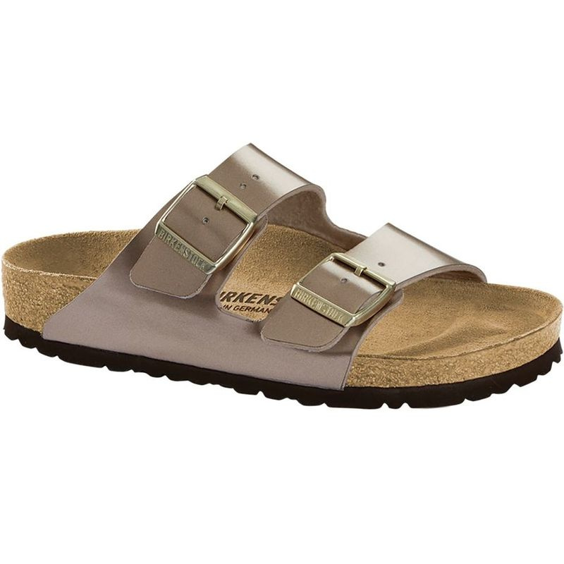 Birkenstock Arizonaナローサンダル(エレクトリックメタリックトープ)