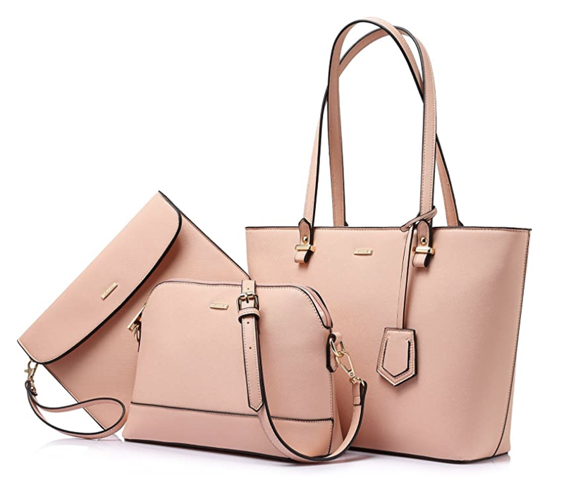 LOVEVOOK Bolsos de mano para mujer Bolsos de mano de moda Bolso de hombro Bolso con asa superior Conjunto de monedero