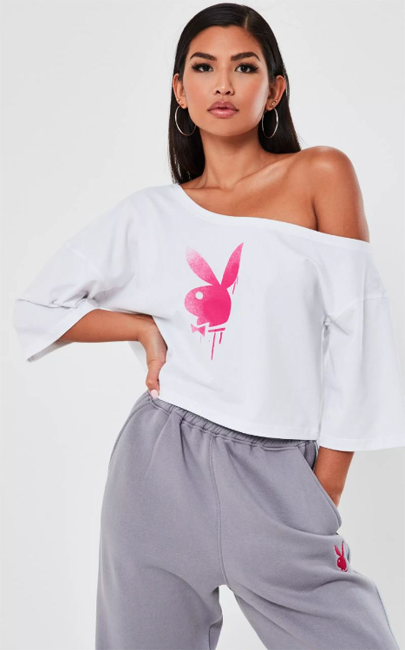 playera corta de playboy