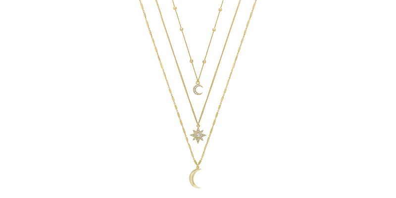 Ettikaの天体ペンダントネックレス3個セット