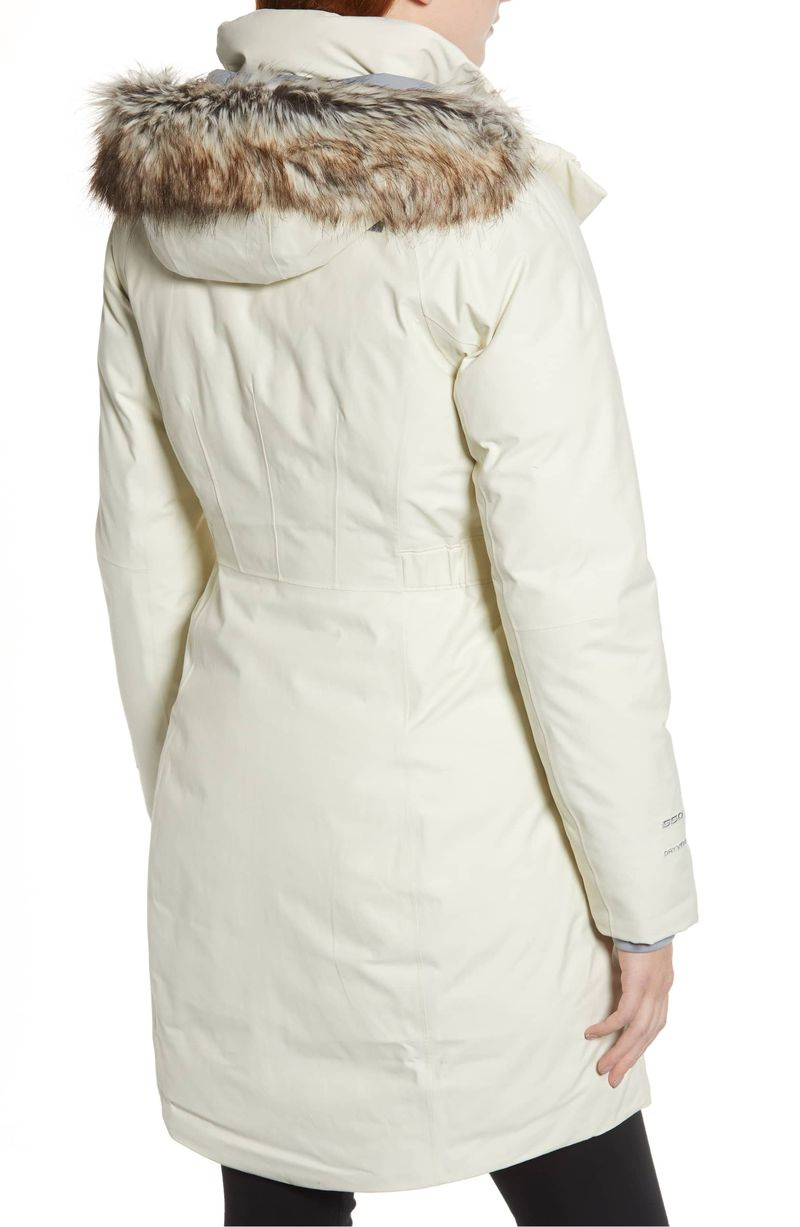 Το North Face Arctic II Waterproof 550 Fill Power Down Parka με Faux Fur Trim
