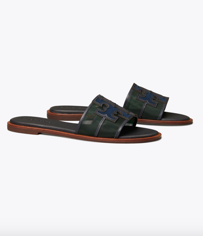 Ines Mesh Slide (Malakit: Perfect Navy)