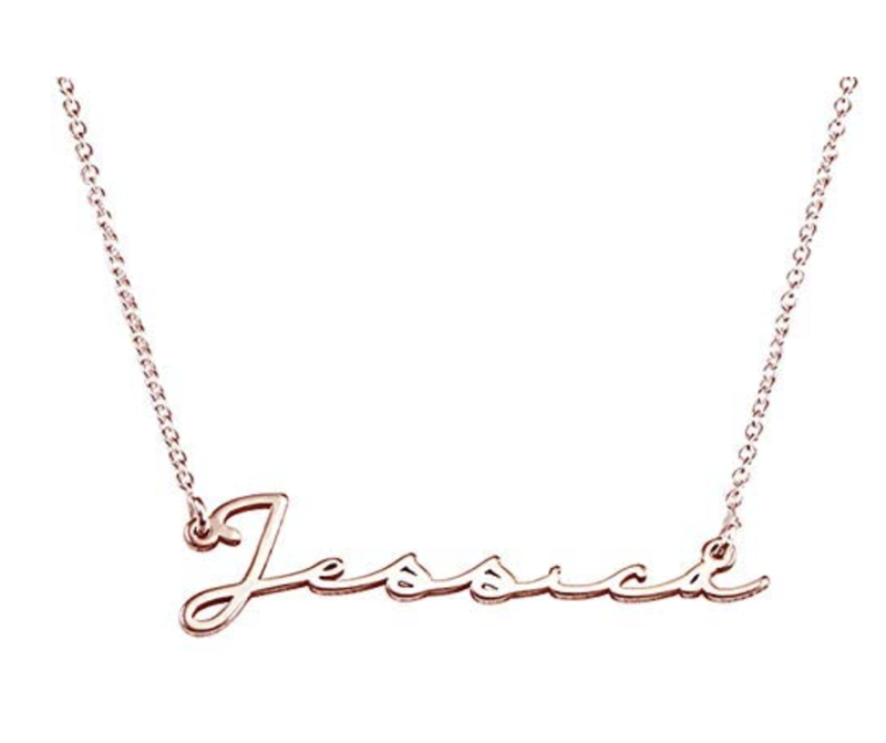 MyNameNecklace Collar con nombre de estilo escrito a mano con firma personalizada