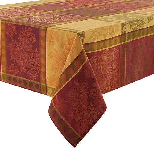 Pumpkin Cotton Jacquard 52-tommer x 52-tommer firkantet dug