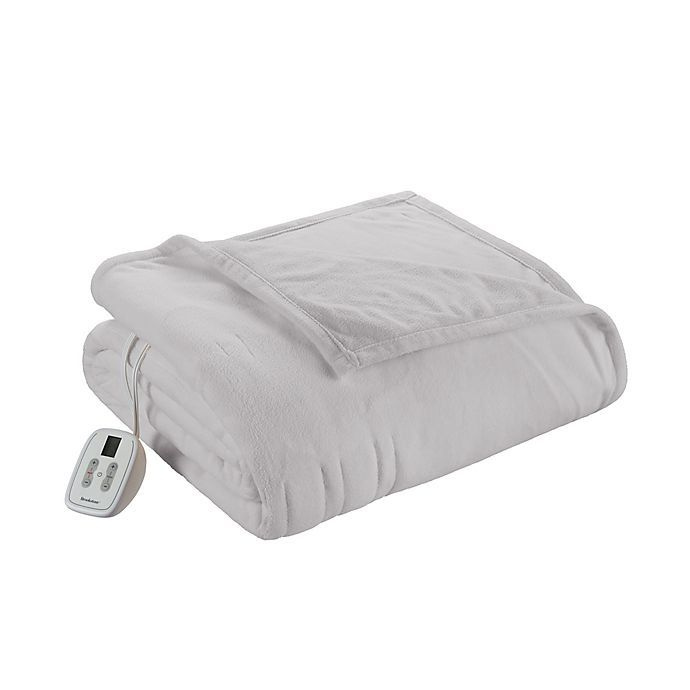 Brookstone King Fleece Opvarmet Plys Tæppe King