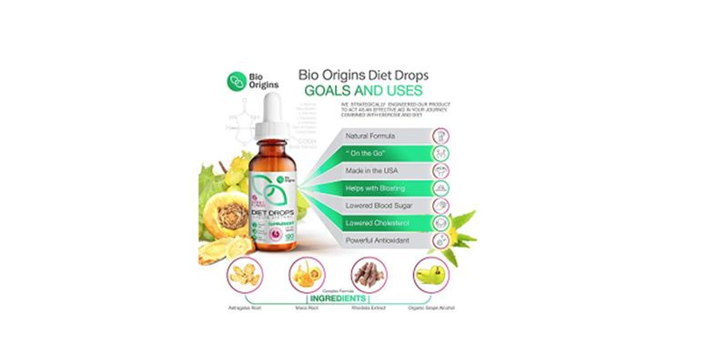 Gouttes Minceur Bio Origins pour Femme