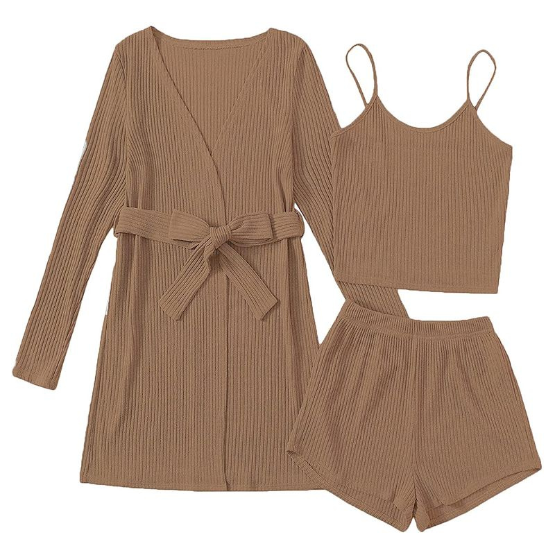 amazon-pijama-sets-verdusa-3-κομμάτι