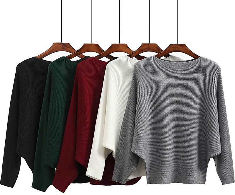 Ckikiou Batwing kašmira pulovers