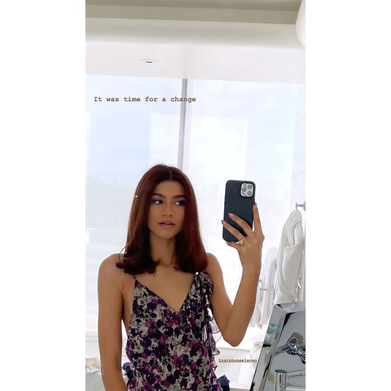 新しいヘアアラート!ゼンデイヤがワイルドなヘアトランスフォーメーションをデビュー