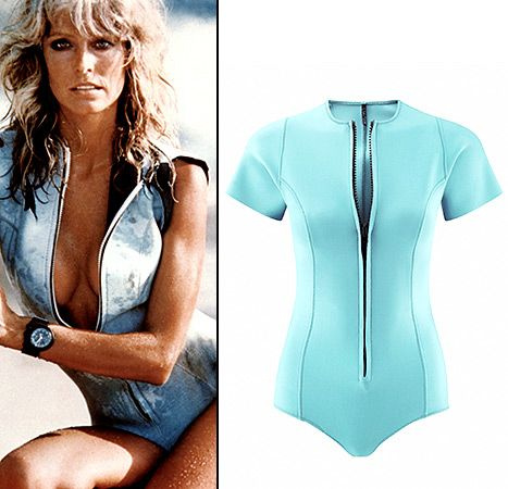 Farrah Fawcett - Traje de baño quemado por el sol