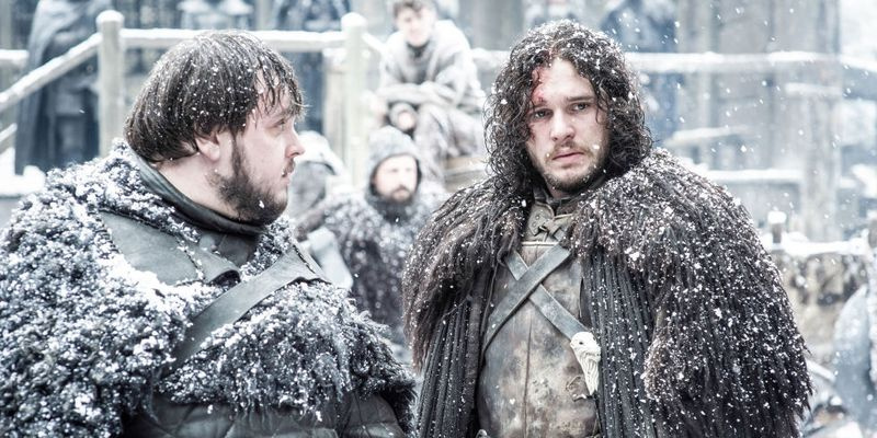 Samwell Tarly og Jon Snow
